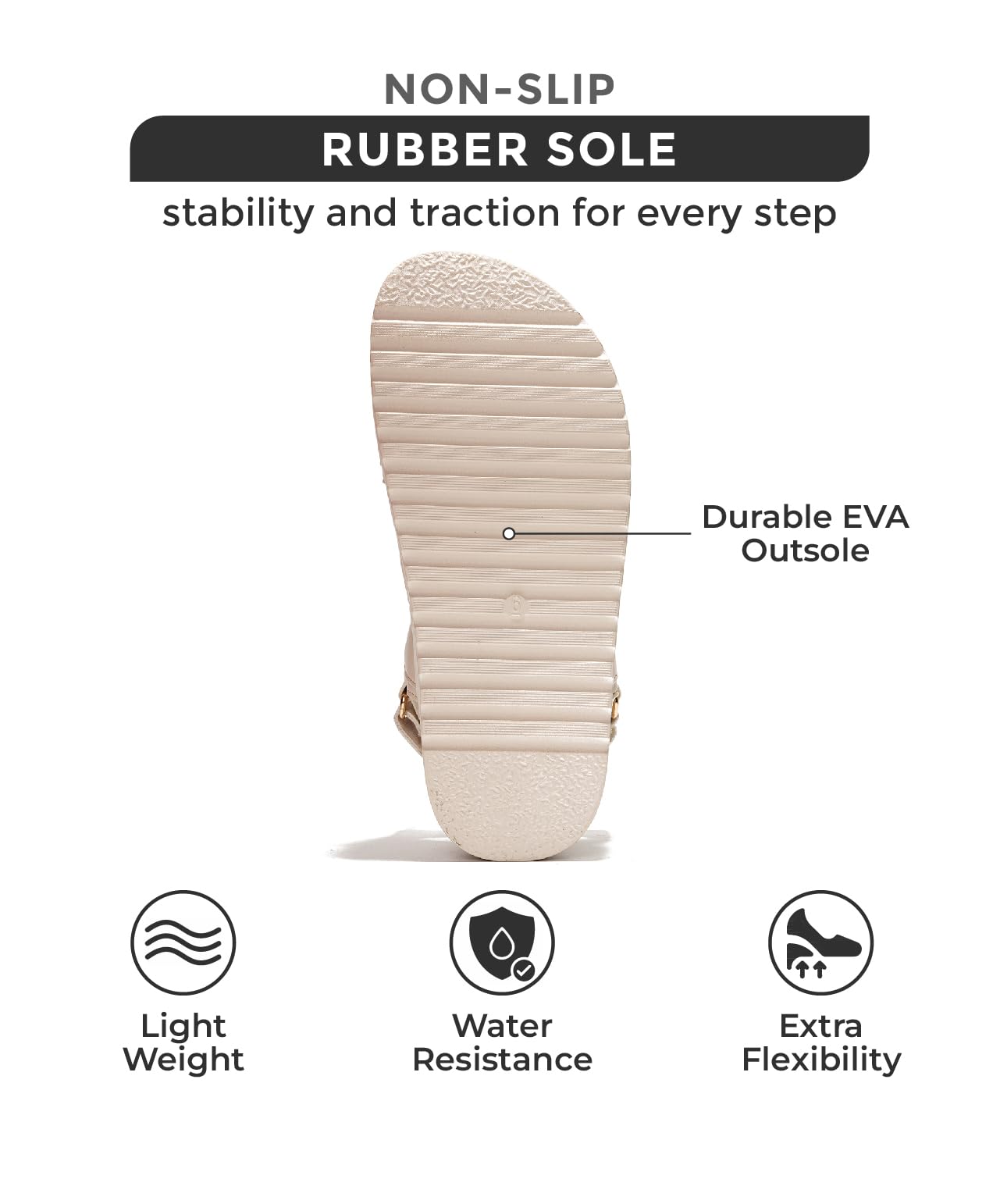 Project Cloud Women's | Chic Wedge Sandals for Women | Memory Foam Insole | Lightweight | Non-Slip - Ginevra