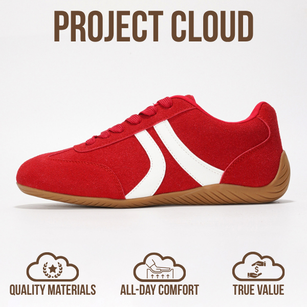 Project Cloud | "Goal" Sneakers for Women | Memory Foam Technology | Lightweight | Non-Slip