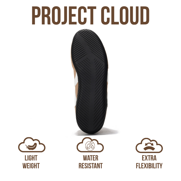Project Cloud | "Goal" Sneakers for Women | Memory Foam Technology | Lightweight | Non-Slip