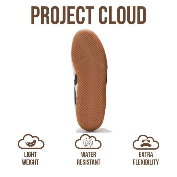 Project Cloud | "Goal" Sneakers for Women | Memory Foam Technology | Lightweight | Non-Slip
