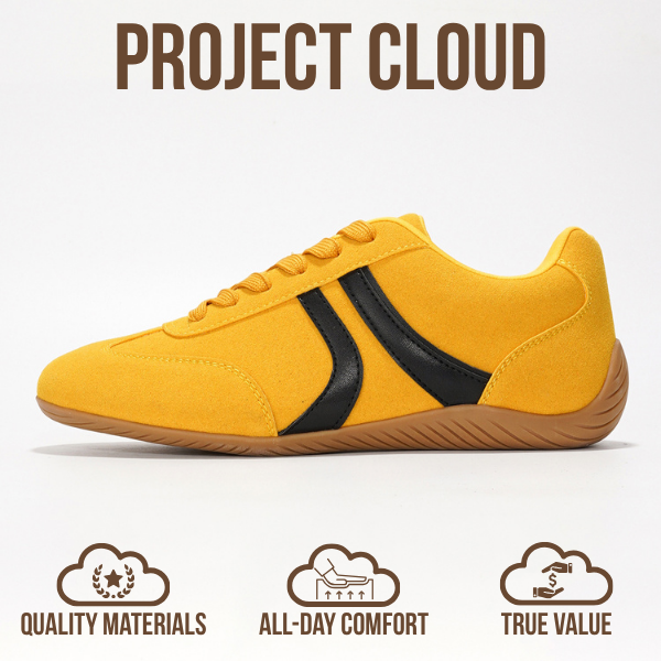 Project Cloud | "Goal" Sneakers for Women | Memory Foam Technology | Lightweight | Non-Slip