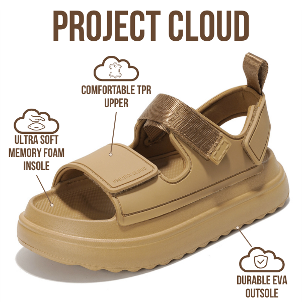 Project Cloud | "Goldie" Womens Sandals | ProjectPlush™ | Waterproof | Lightweight | Non-Slip