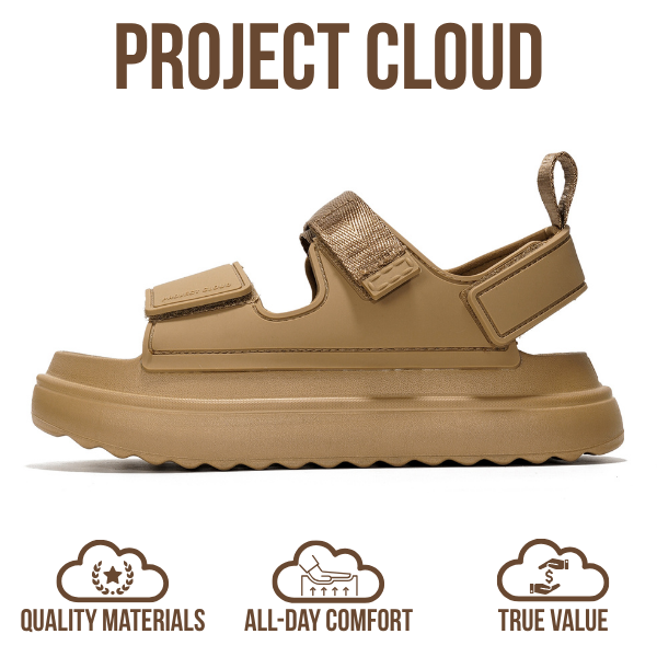 Project Cloud | "Goldie" Womens Sandals | ProjectPlush™ | Waterproof | Lightweight | Non-Slip