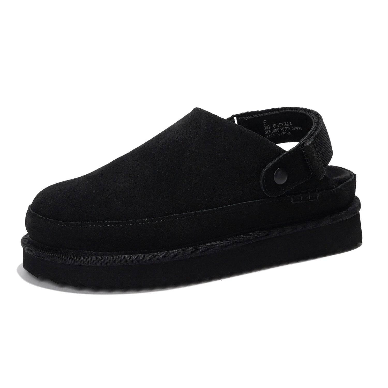 Goldstar Genuine Suede Clogs for Women