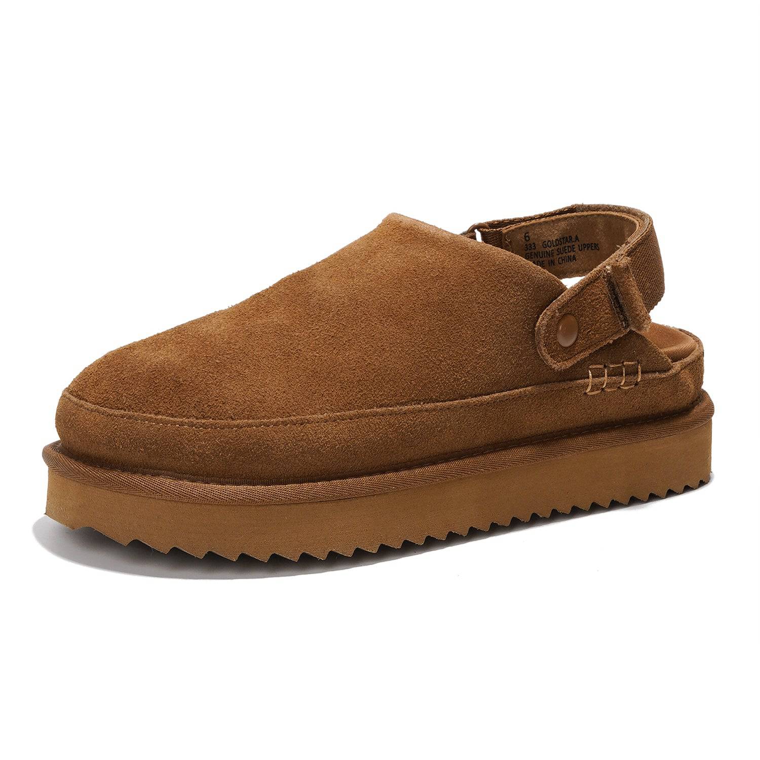 Goldstar Genuine Suede Clogs for Women