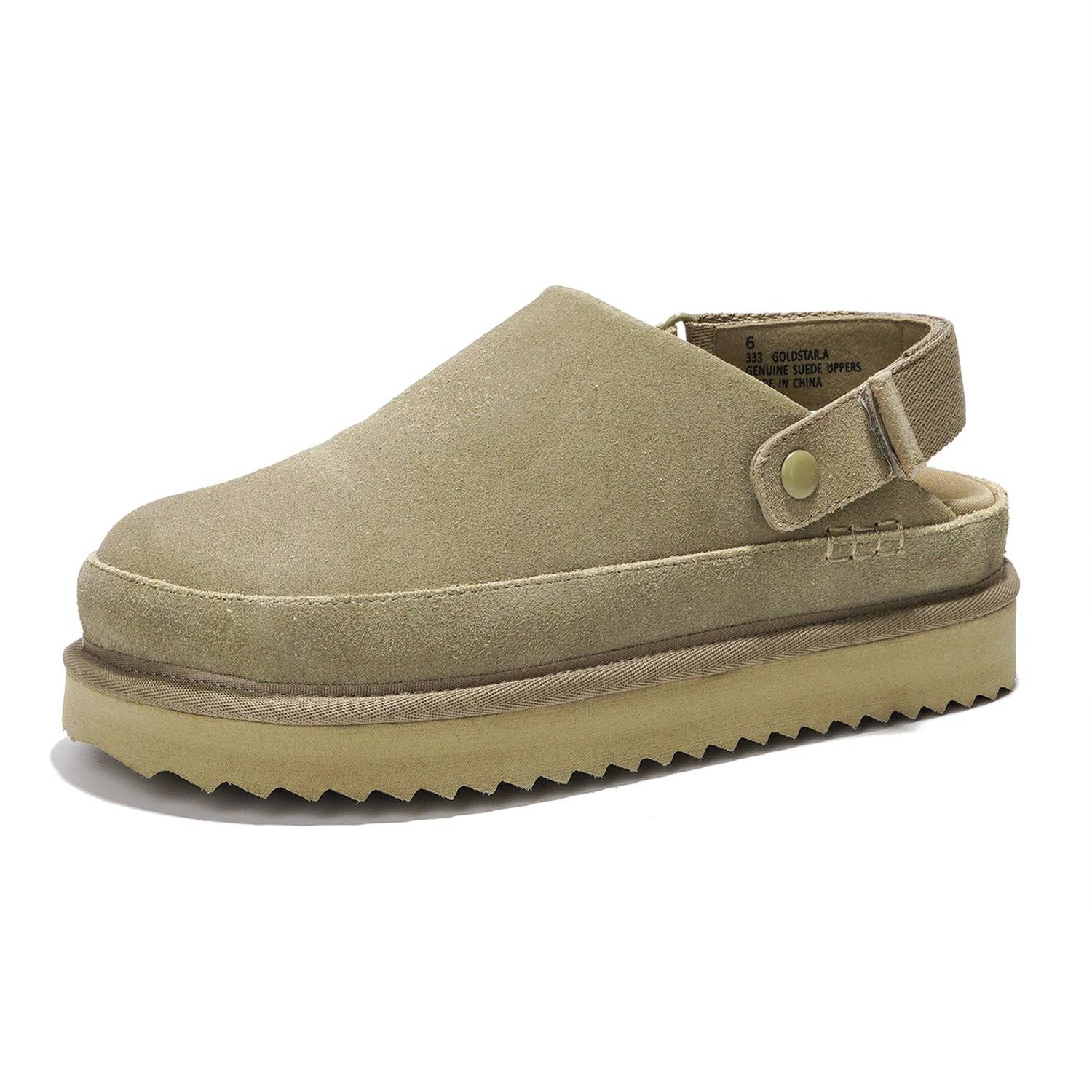 Goldstar Genuine Suede Clogs for Women