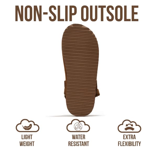 Project Cloud Women's | Genuine Suede Clogs for Women | Memory Foam | Lightweight | Non-Slip - Goldstar