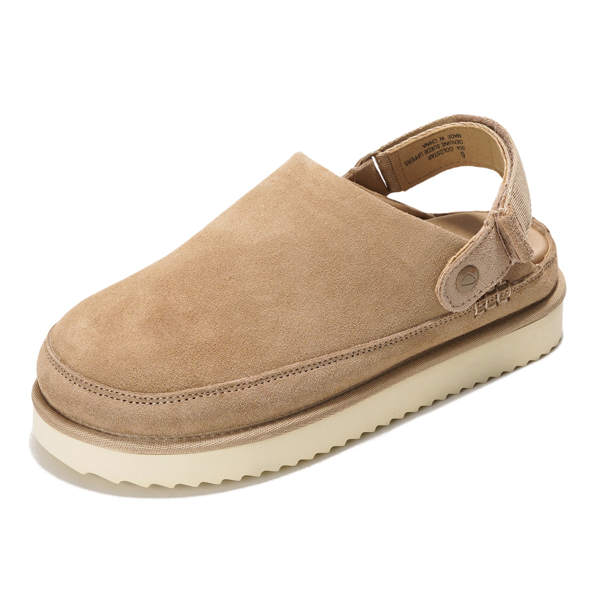 Zapatillas Goldstar de Project Cloud: Zuecos de gamuza con espuma viscoelástica y comodidad. 