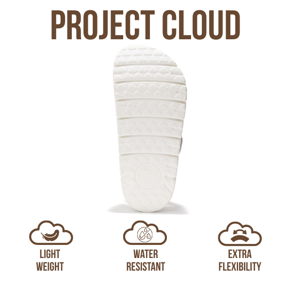 Project Cloud Women's | Genuine Leather Platform Sandals | ProjectPlush | Non-Slip - Greece Chunky