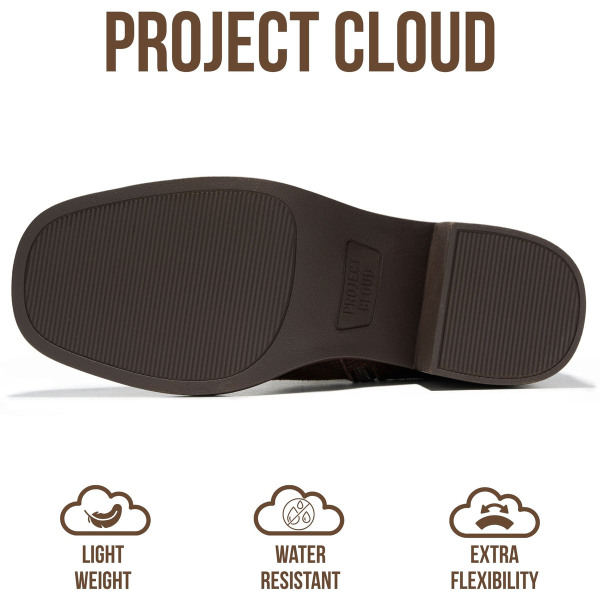 Project Cloud Women's | 100% Genuine Leather Heeled Chelsea Boots | SmartFoam Insole | Lightweight | Non-Slip - Hannah - Project Cloud - Boots -Shop Project Cloud premium footwear Now!