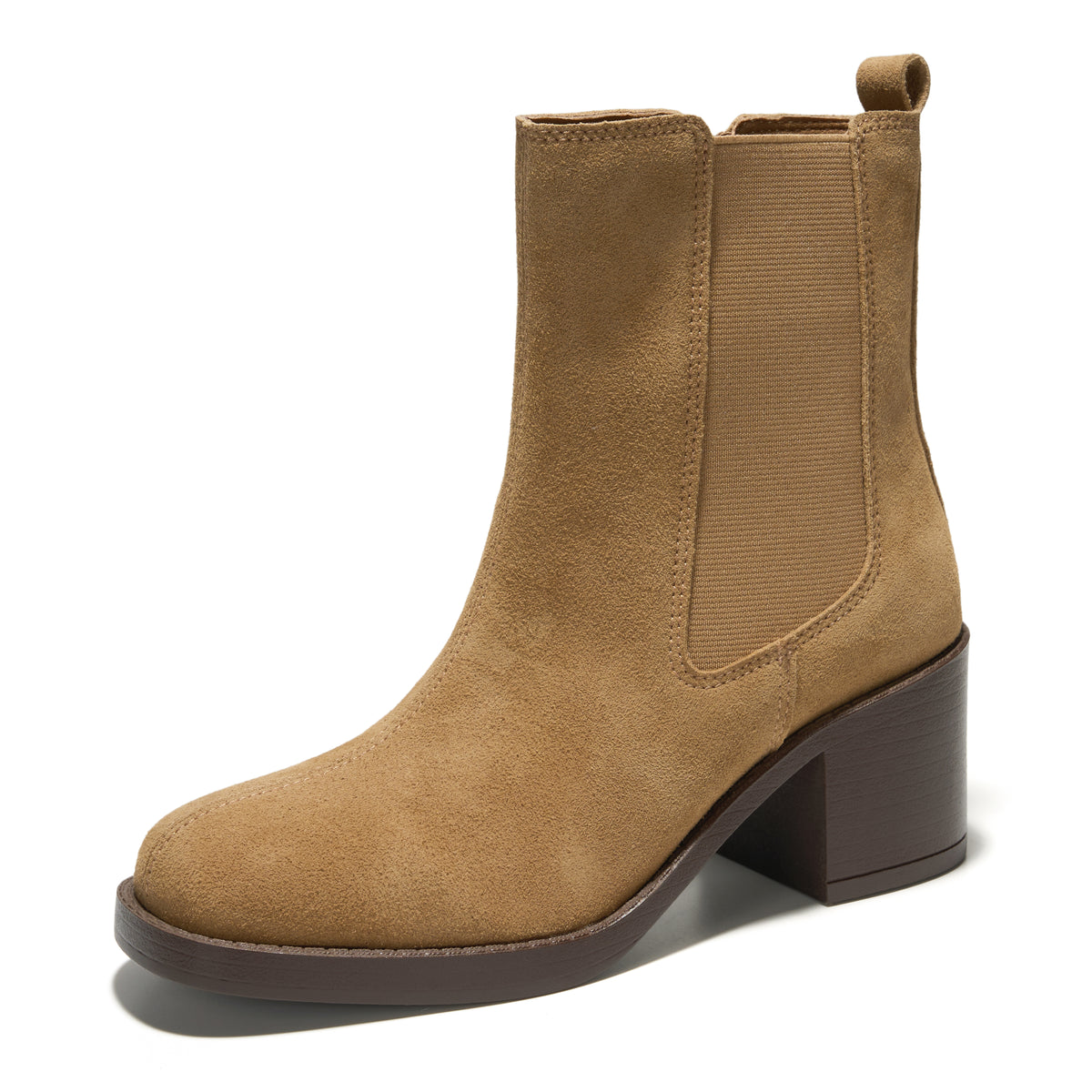 Project Cloud Women's | 100% Genuine Leather Heeled Chelsea Boots | SmartFoam Insole | Lightweight | Non-Slip - Hannah - Project Cloud - Boots -Shop Project Cloud premium footwear Now!