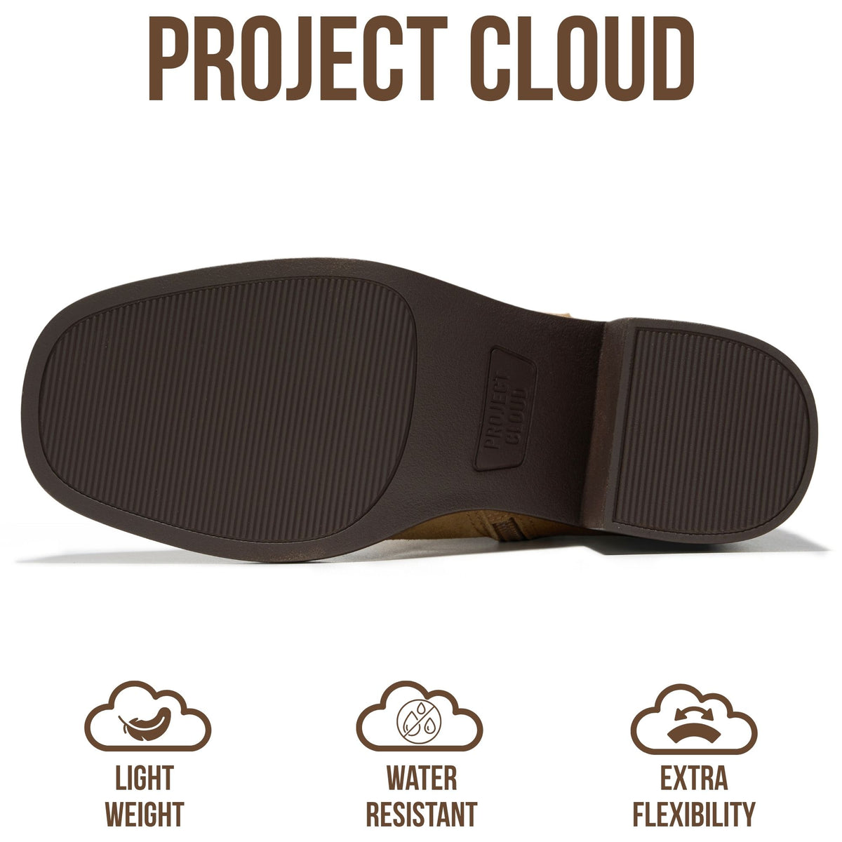 Project Cloud Women's | 100% Genuine Leather Heeled Chelsea Boots | SmartFoam Insole | Lightweight | Non-Slip - Hannah - Project Cloud - Boots -Shop Project Cloud premium footwear Now!