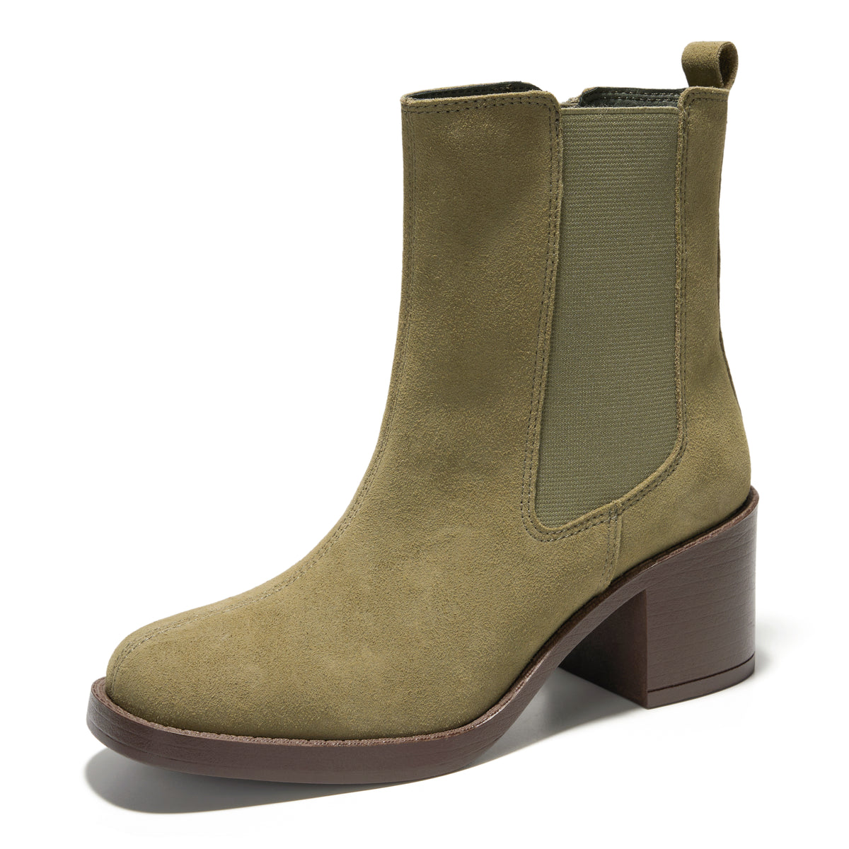 Project Cloud Women's | 100% Genuine Leather Heeled Chelsea Boots | SmartFoam Insole | Lightweight | Non-Slip - Hannah - Project Cloud - Boots -Shop Project Cloud premium footwear Now!