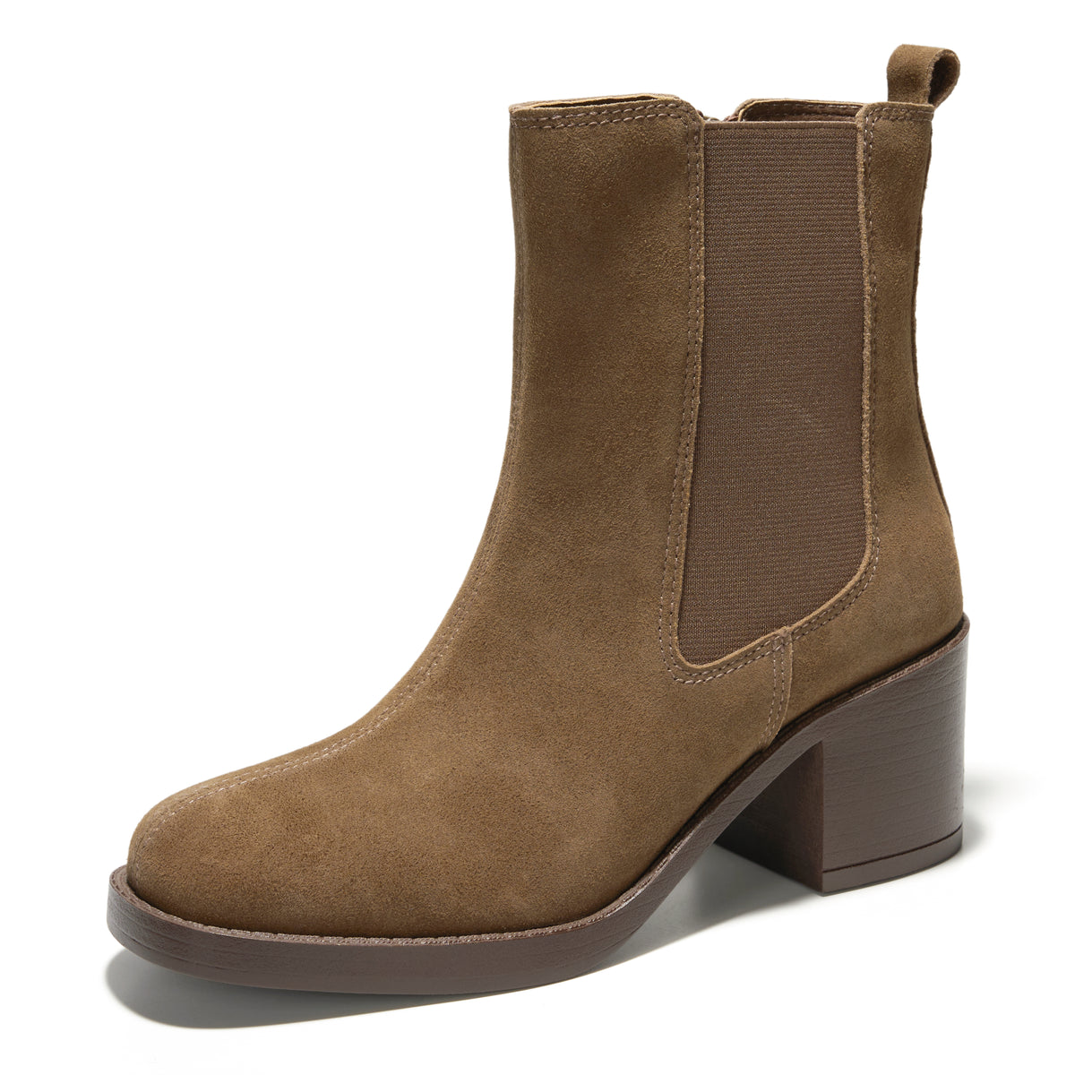 Project Cloud Women's | 100% Genuine Leather Heeled Chelsea Boots | SmartFoam Insole | Lightweight | Non-Slip - Hannah - Project Cloud - Boots -Shop Project Cloud premium footwear Now!