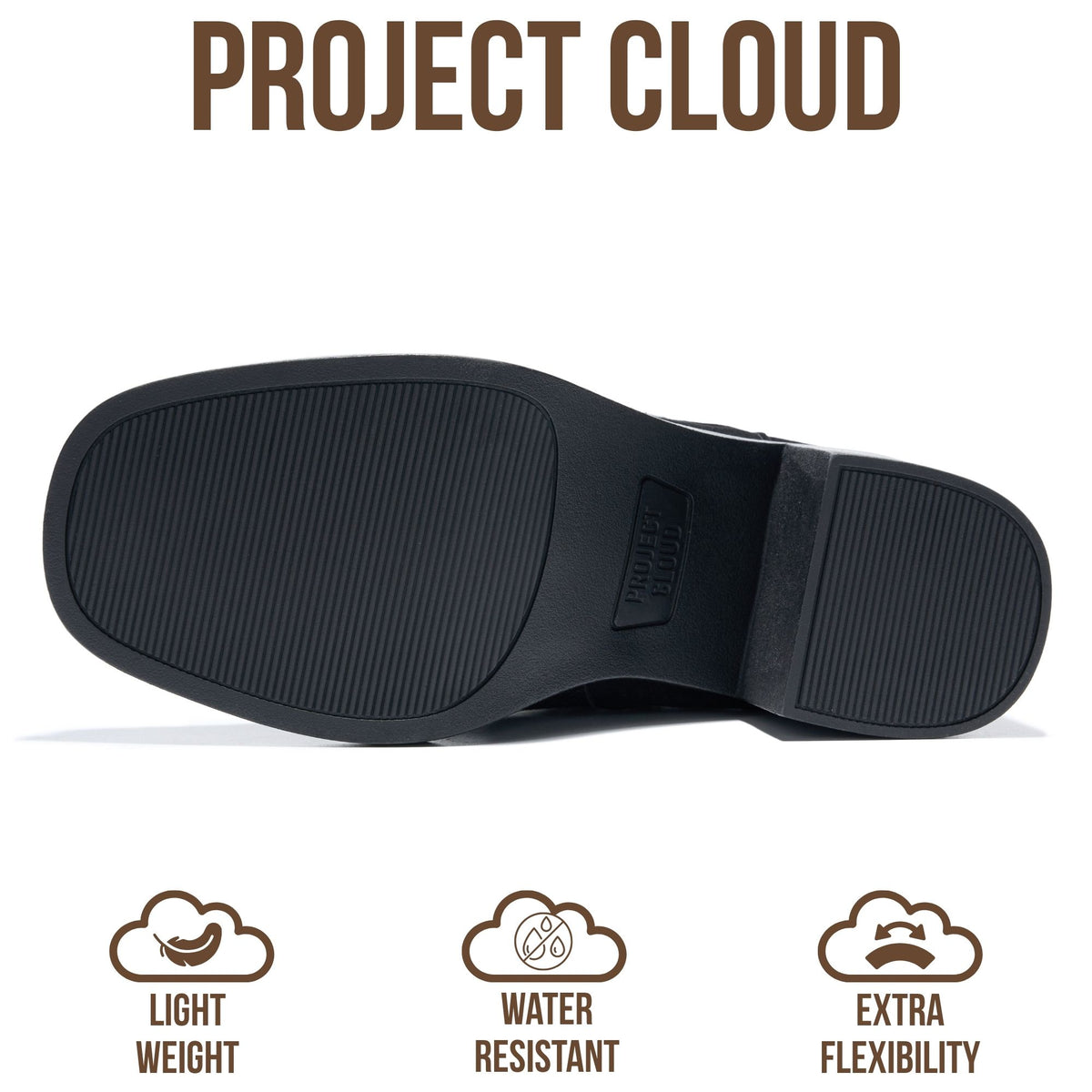 Project Cloud Women's | 100% Genuine Leather Ankle Slouch Boots | High Density Foam Insole | Lightweight | Non-Slip - Harmony - Project Cloud - Boots -Shop Project Cloud premium footwear Now!