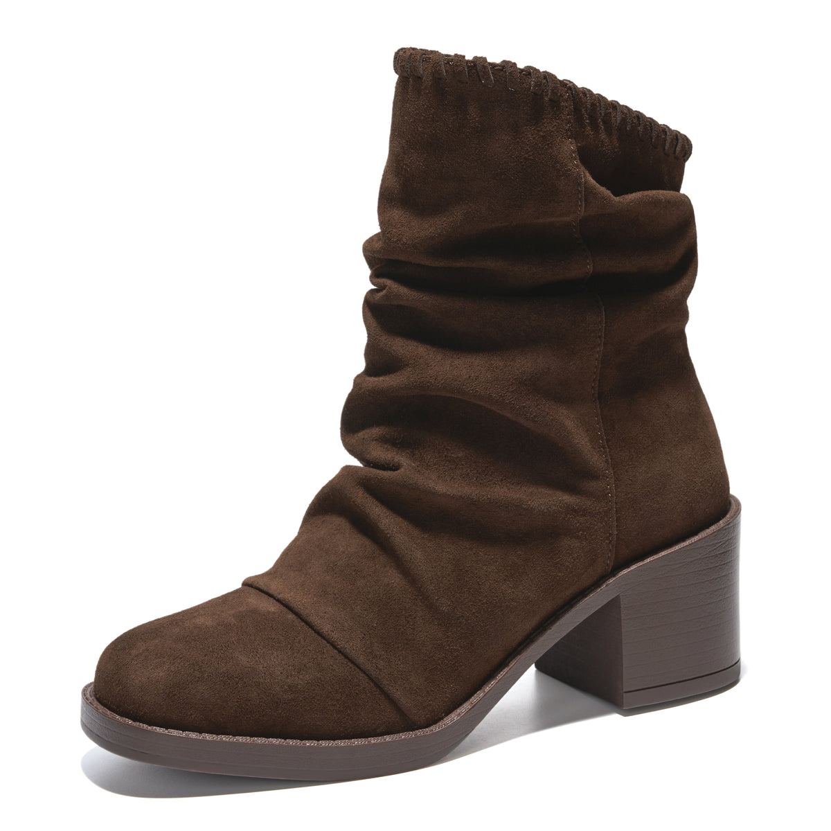 Project Cloud Women's | 100% Genuine Leather Ankle Slouch Boots | High Density Foam Insole | Lightweight | Non-Slip - Harmony - Project Cloud - Boots -Shop Project Cloud premium footwear Now!