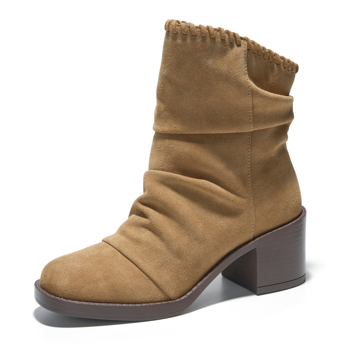Project Cloud Women's | 100% Genuine Leather Ankle Slouch Boots | High Density Foam Insole | Lightweight | Non-Slip - Harmony - Project Cloud - Boots -Shop Project Cloud premium footwear Now!