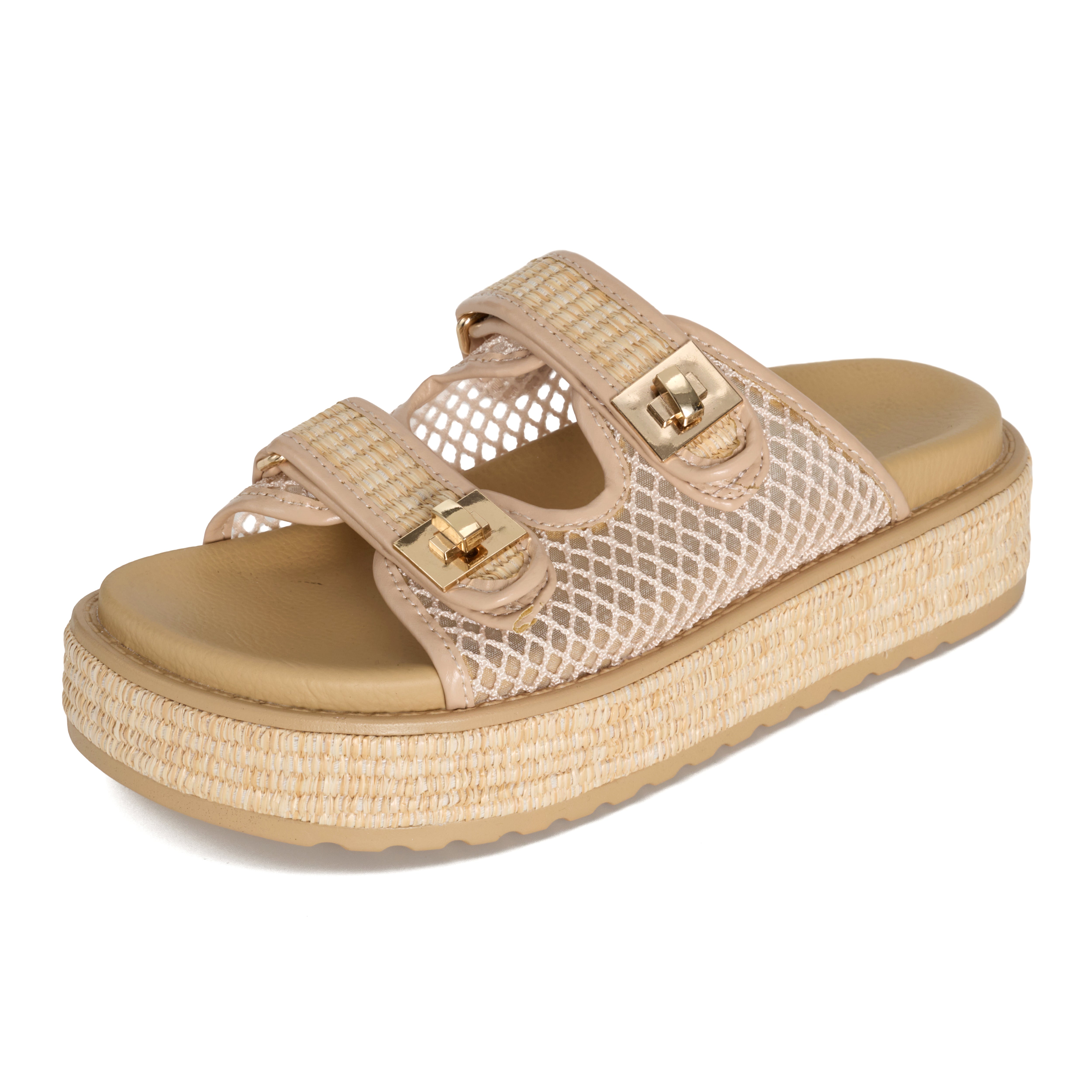Project Cloud Women's | Genuine Leather Platform Sandals | Memory