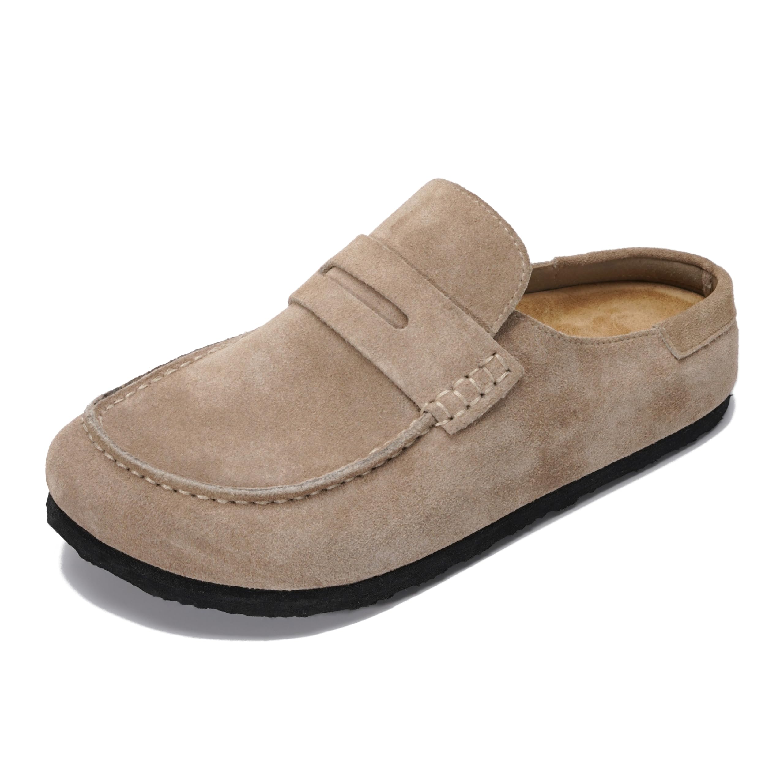 Project Cloud Women's | Genuine Leather Clogs for Women | Memory Foam | Lightweight | Non-Slip - Haven