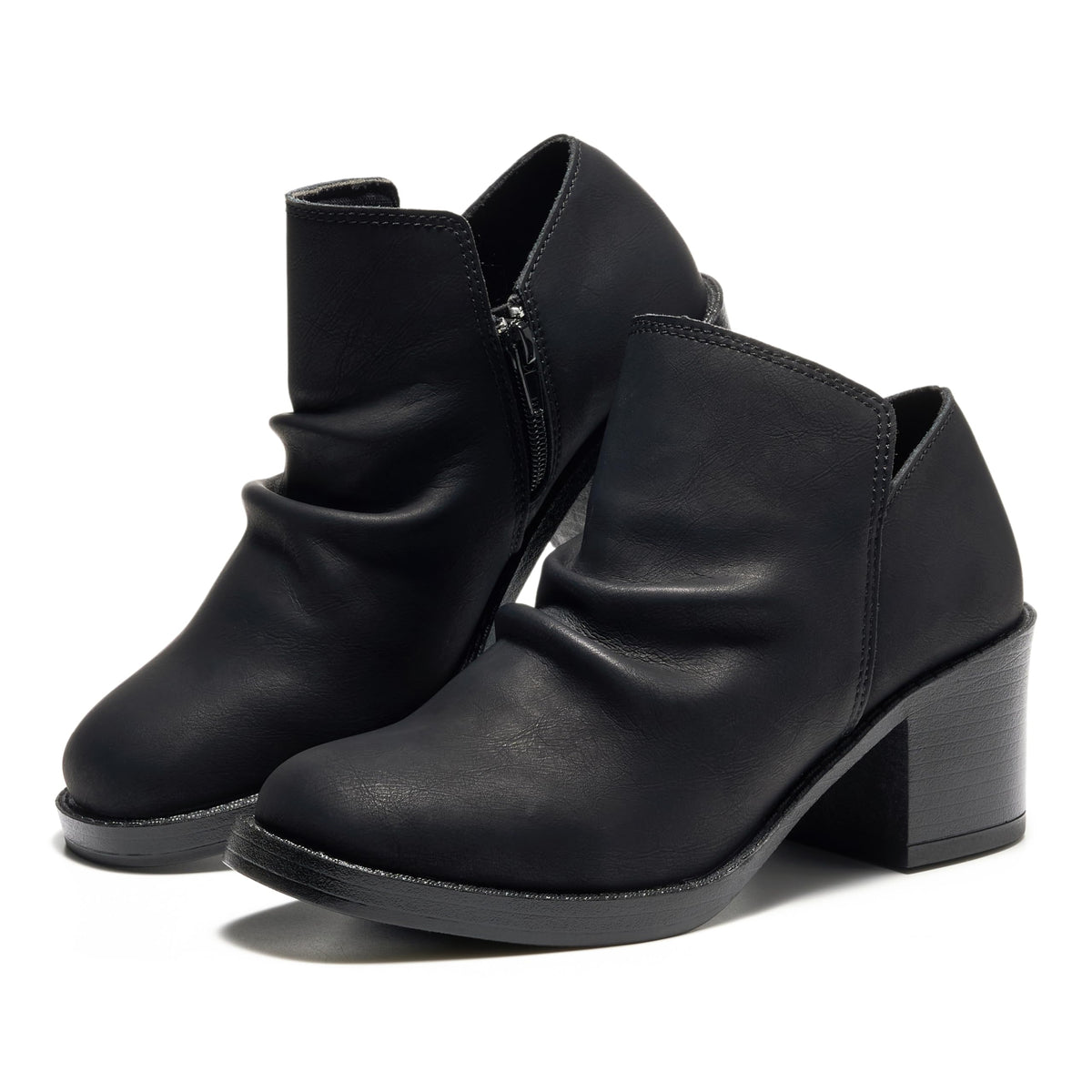 Project Cloud Women's | Genuine Leather Heeled Boots | Smart Foam | Lightweight | Non-Slip - Hazel
