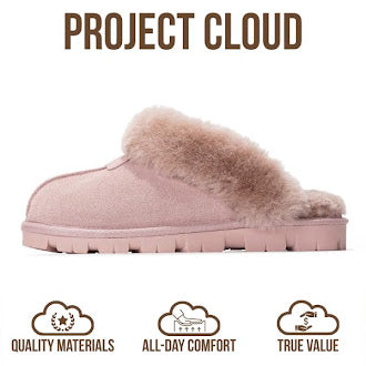 Pantuflas de piel Hedy de Project Cloud: auténtica comodidad y estilo en cualquier lugar 