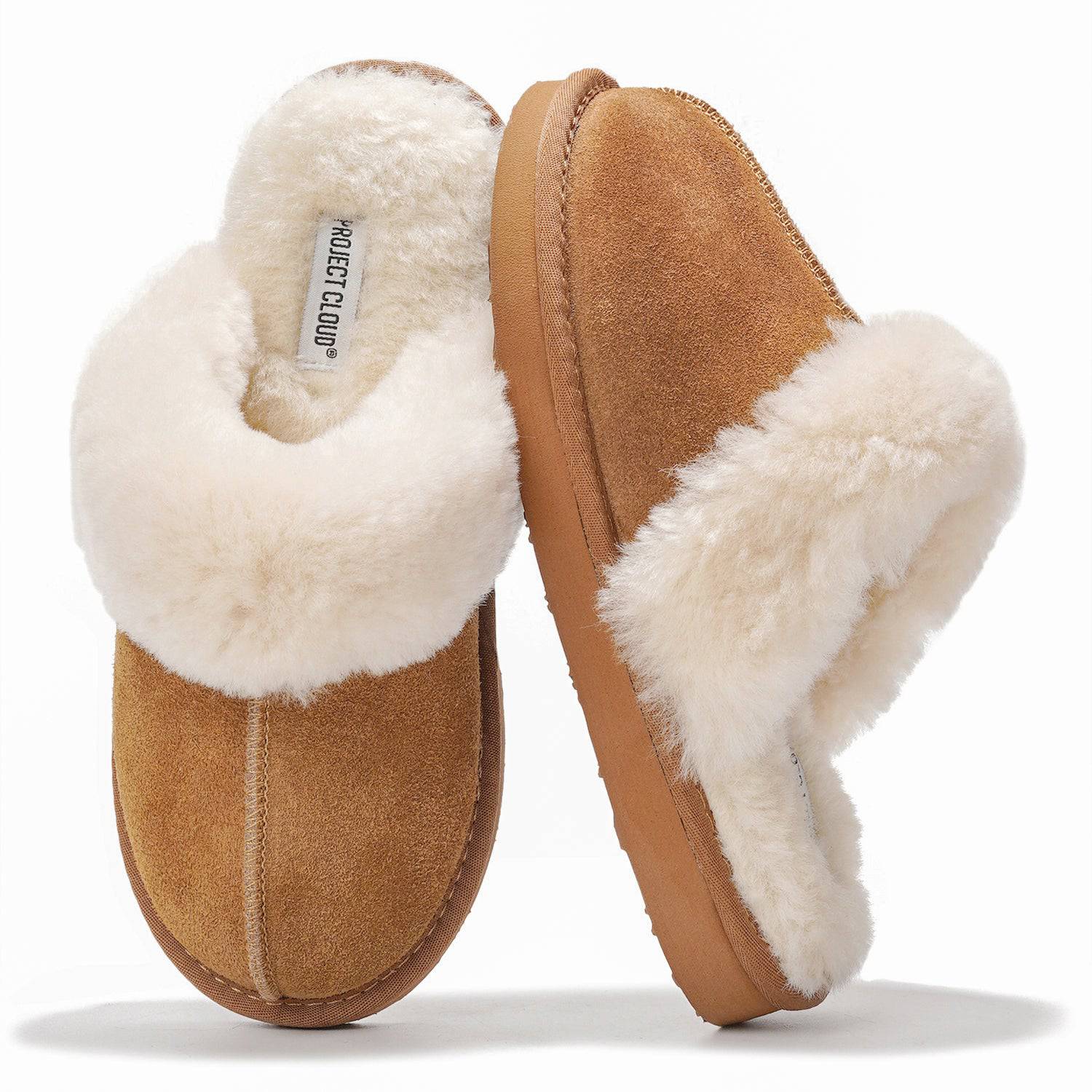【日本入手困難】Suede and shearling slippers 日本入手困難】Suede and shearling slippers