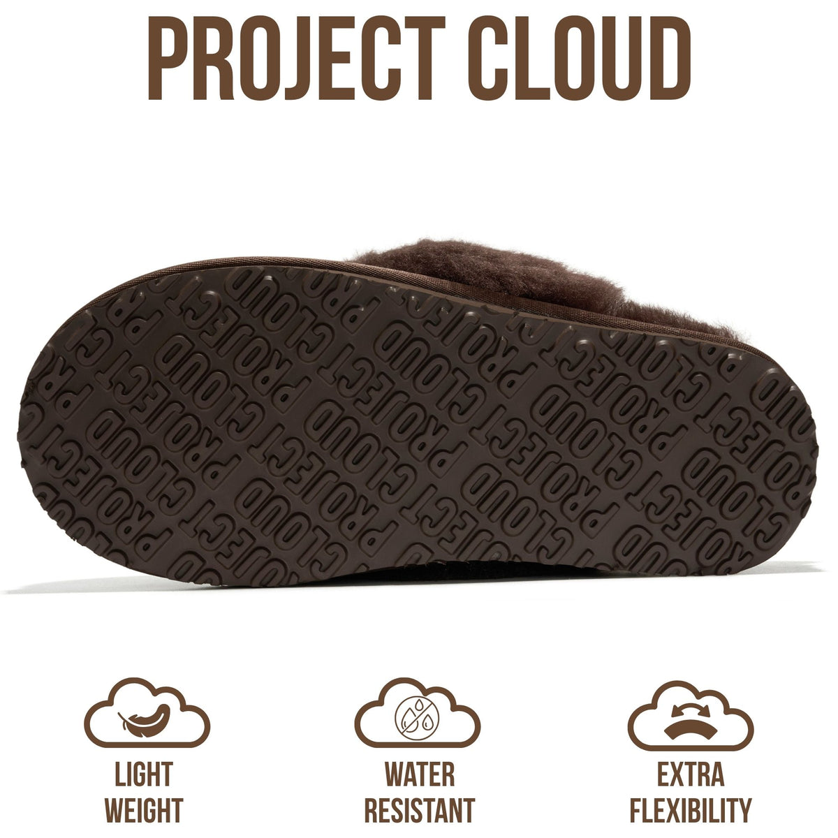 Project Cloud Women's | Shearling & Fuzzy Slippers for Women | Clogs & Mules | Memory Foam | Non-Slip - Henka - Project Cloud - Clogs -Shop Project Cloud premium footwear Now!