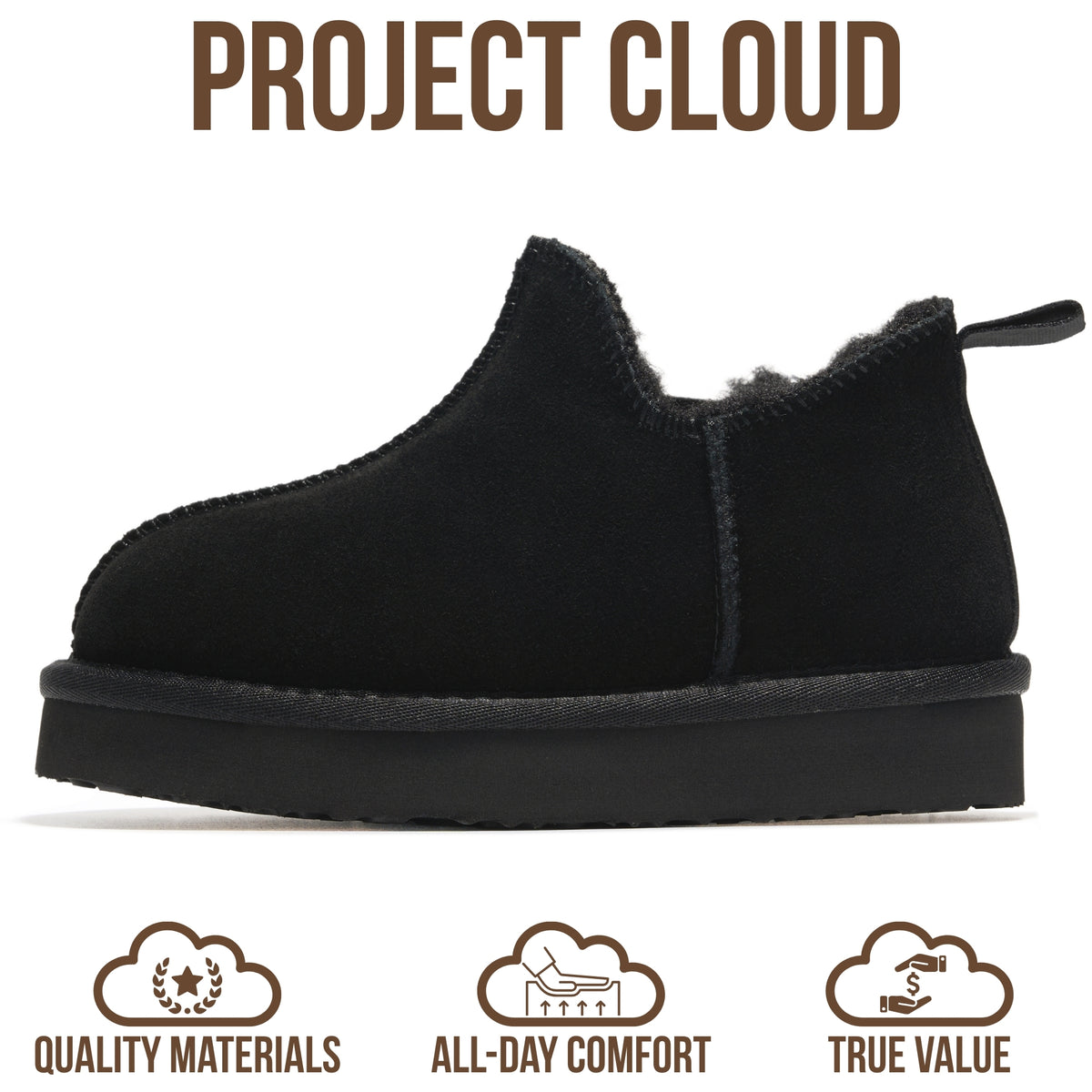 Project Cloud Kids | 100% Genuine Leather Boots for Girls & Boys | Memory Foam Insole | Lightweight | Non-Slip - Henley Kids