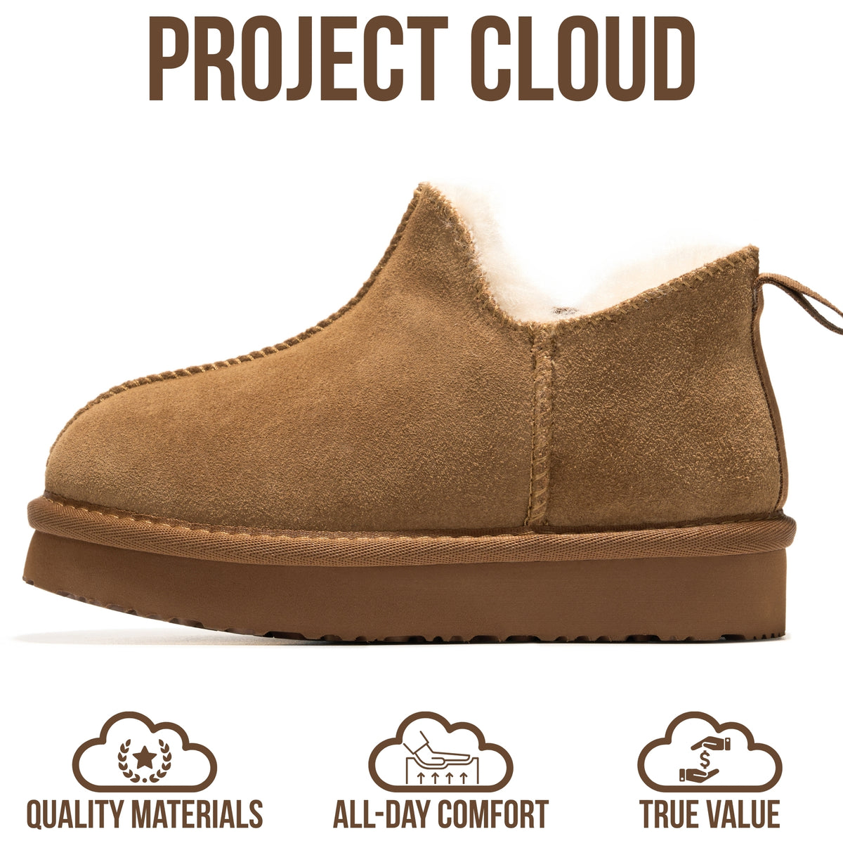 Project Cloud Kids | 100% Genuine Leather Boots for Girls & Boys | Memory Foam Insole | Lightweight | Non-Slip - Henley Kids