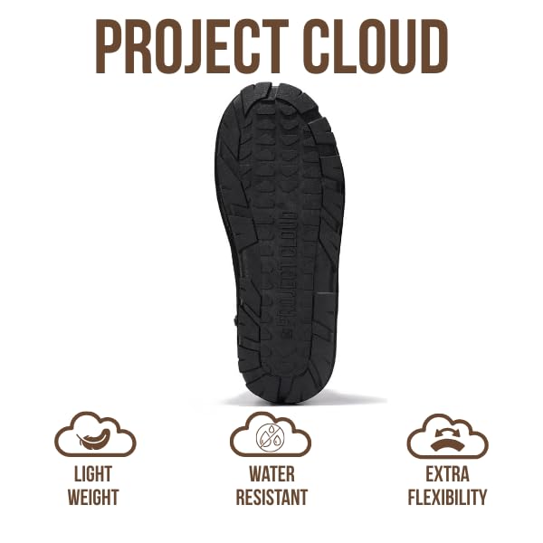 Project Cloud | "Hikey" Ankle Boots for Women | Genuine Leather | Memory Foam | Lightweight | Non-Slip