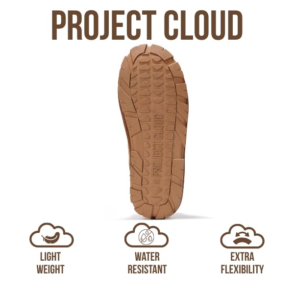 Project Cloud | "Hikey" Ankle Boots for Women | Genuine Leather | Memory Foam | Lightweight | Non-Slip