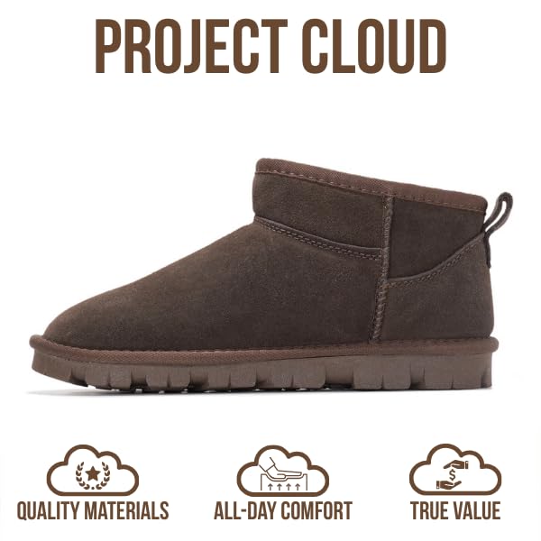 Project Cloud | "Hikey" Ankle Boots for Women | Genuine Leather | Memory Foam | Lightweight | Non-Slip
