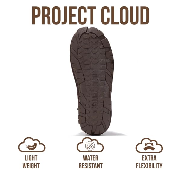 Project Cloud | "Hikey" Ankle Boots for Women | Genuine Leather | Memory Foam | Lightweight | Non-Slip