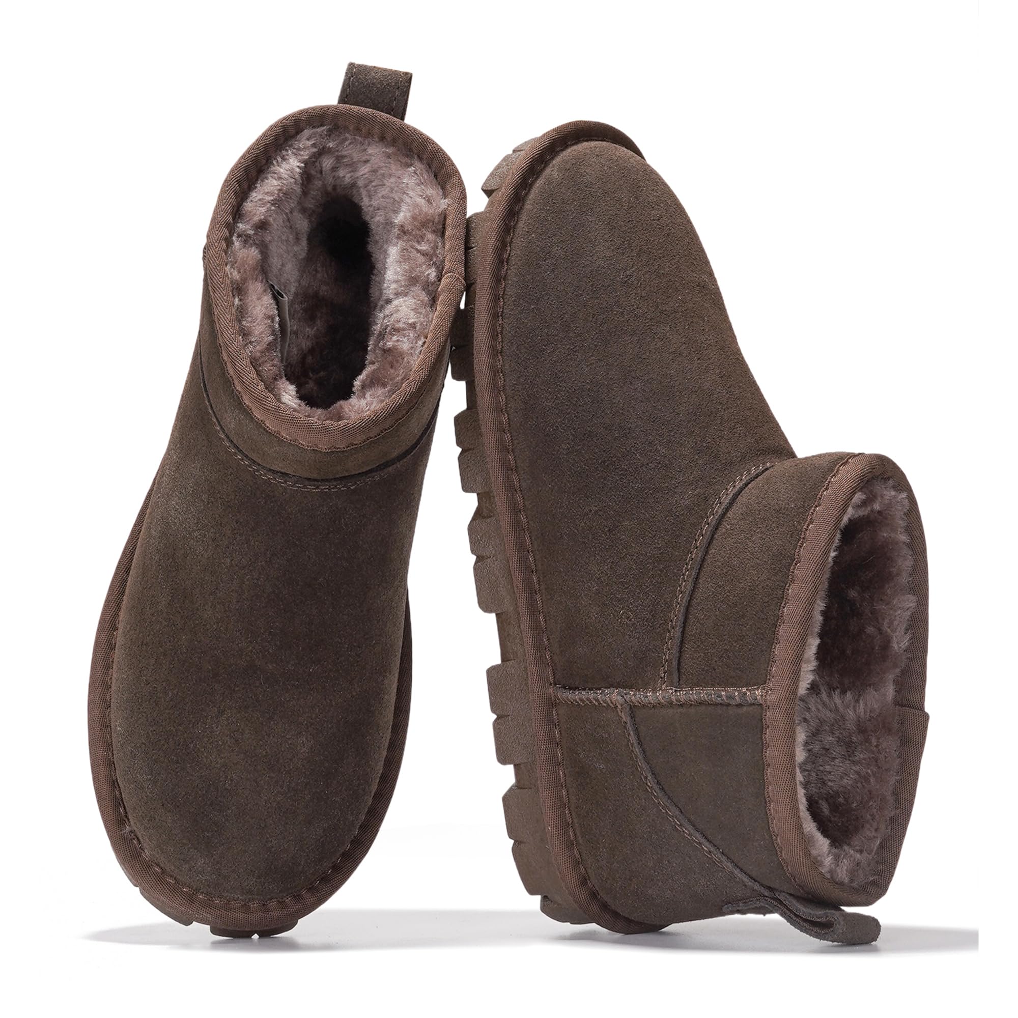Project Cloud | "Hikey" Ankle Boots for Women | Genuine Leather | Memory Foam | Lightweight | Non-Slip