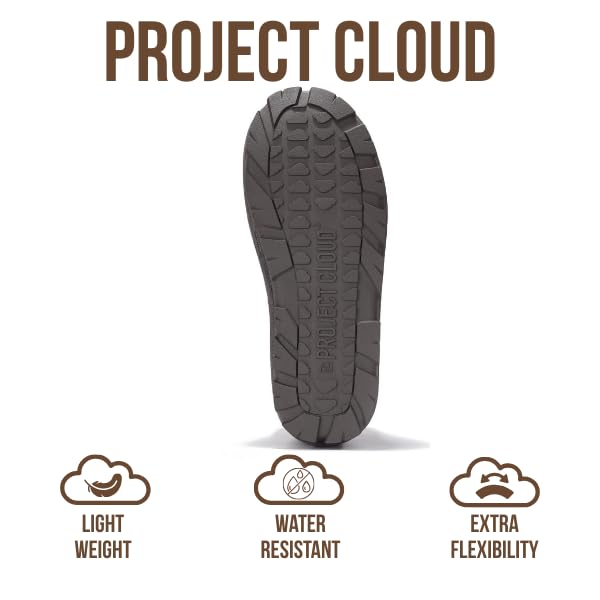 Project Cloud | "Hikey" Ankle Boots for Women | Genuine Leather | Memory Foam | Lightweight | Non-Slip
