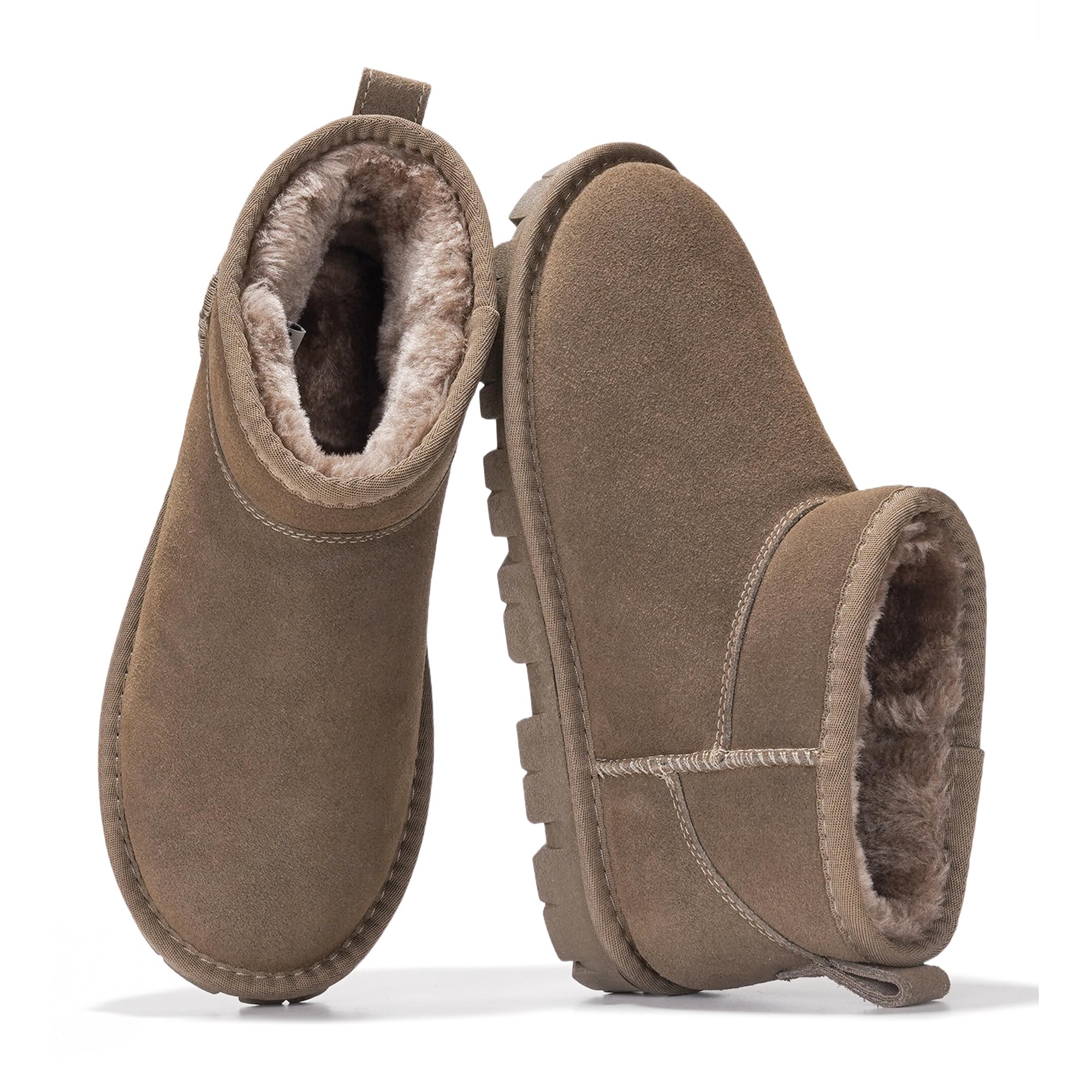 Project Cloud | "Hikey" Ankle Boots for Women | Genuine Leather | Memory Foam | Lightweight | Non-Slip