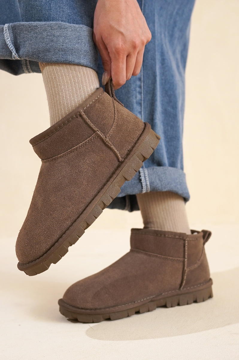 Project Cloud | "Hikey" Ankle Boots for Women | Genuine Leather | Memory Foam | Lightweight | Non-Slip