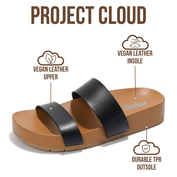 Project Cloud Women's | Lightweight Platform Sandals | Memory Foam Technology | Anti-Slip - Hilltop - Project Cloud - Sandals -Shop Project Cloud premium footwear Now!