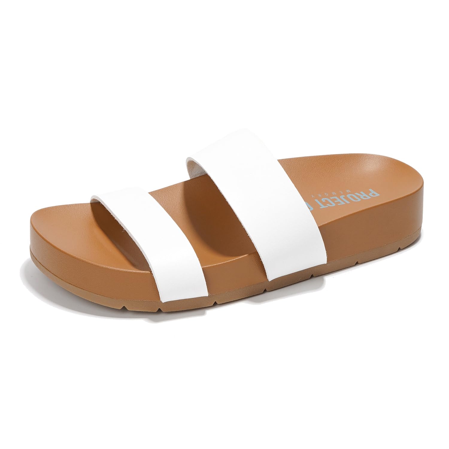 Project Cloud | "Hilltop" Platform Women's Sandals - Memory Foam Technology | Lightweight | Anti-Slip