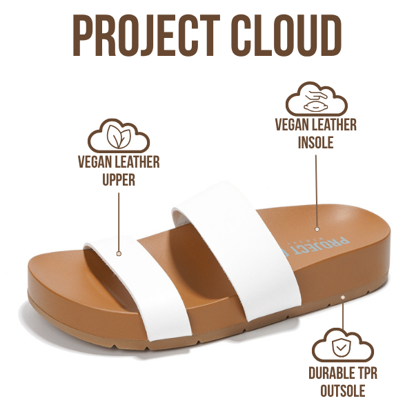 Project Cloud Women's | Lightweight Platform Sandals | Memory Foam Technology | Anti-Slip - Hilltop