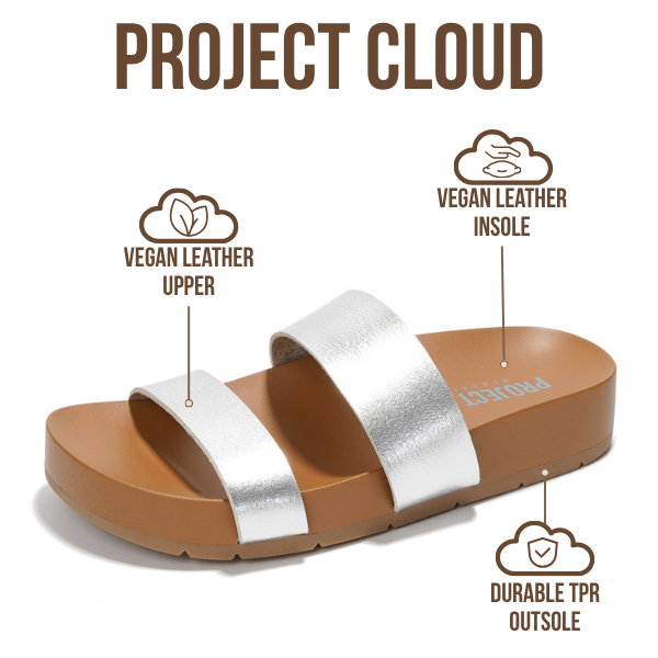 Project Cloud Women's | Lightweight Platform Sandals | Memory Foam Technology | Anti-Slip - Hilltop
