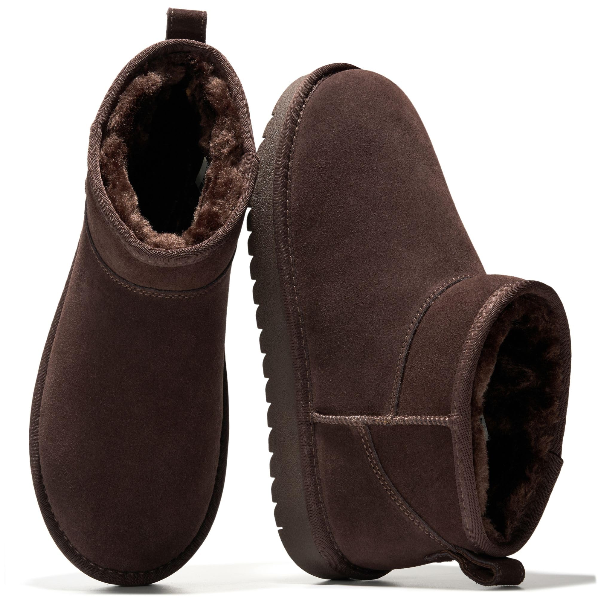 Botines de mujer Project Cloud | 100 % ante auténtico | Resistentes al agua | ProjectPlush | Ligeros | Antideslizantes - Hippy
