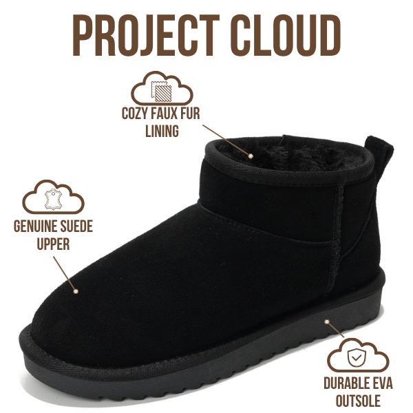 Botines de ante Hippy by Project Cloud con espuma de nube y resistencia al agua 