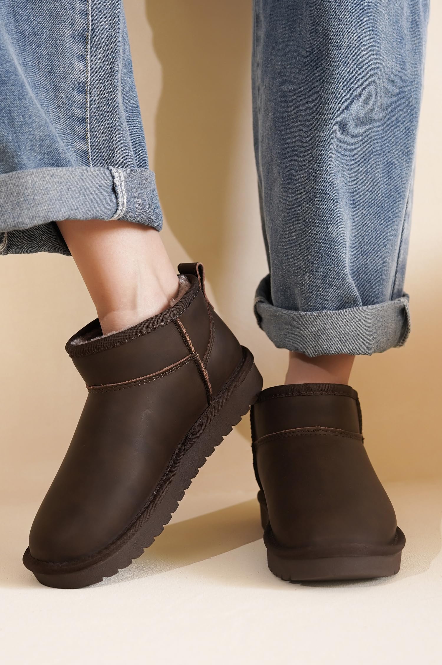 Project Cloud Women's |  100% Genuine Suede Ankle Boots | Water Resistant | ProjectPlush | Lightweight | Non-Slip - Hippy