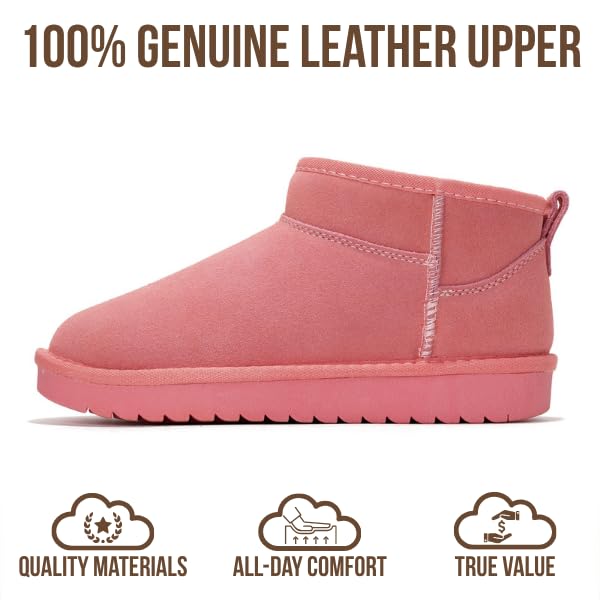 Project Cloud Women's |  100% Genuine Suede Ankle Boots | Water Resistant | ProjectPlush | Lightweight | Non-Slip - Hippy