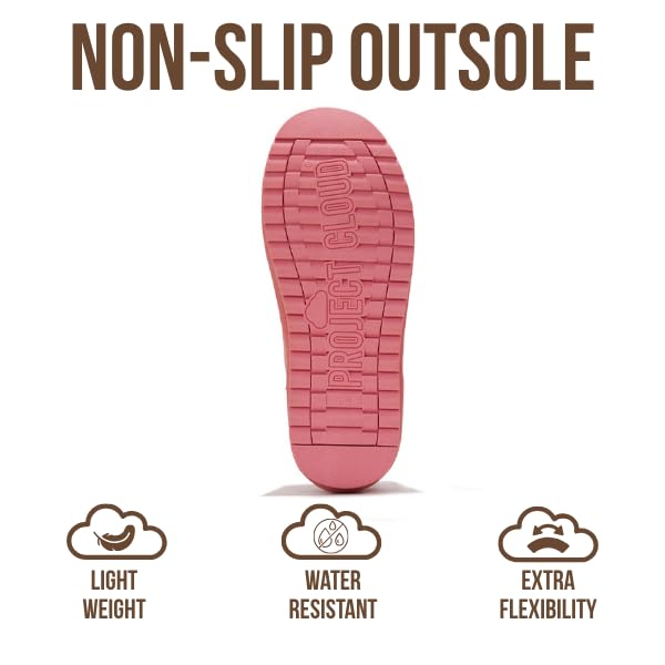 Project Cloud Women's |  100% Genuine Suede Ankle Boots | Water Resistant | ProjectPlush | Lightweight | Non-Slip - Hippy