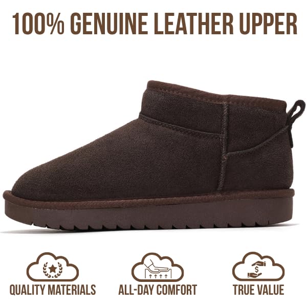 Project Cloud Women's |  100% Genuine Suede Ankle Boots | Water Resistant | ProjectPlush | Lightweight | Non-Slip - Hippy