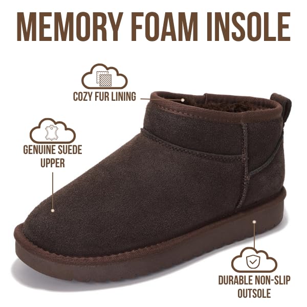 Project Cloud Women's |  100% Genuine Suede Ankle Boots | Water Resistant | ProjectPlush | Lightweight | Non-Slip - Hippy - Project Cloud - Boots -Shop Project Cloud premium footwear Now!