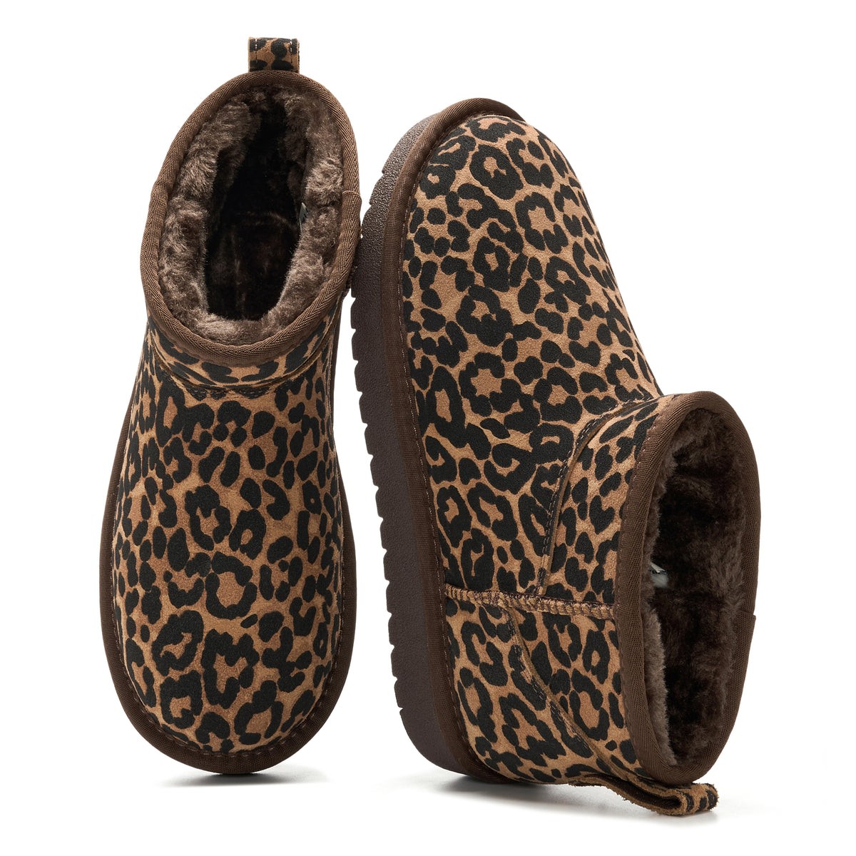 Botines de mujer Project Cloud | 100 % ante auténtico | Resistentes al agua | ProjectPlush | Ligeros | Antideslizantes - Hippy