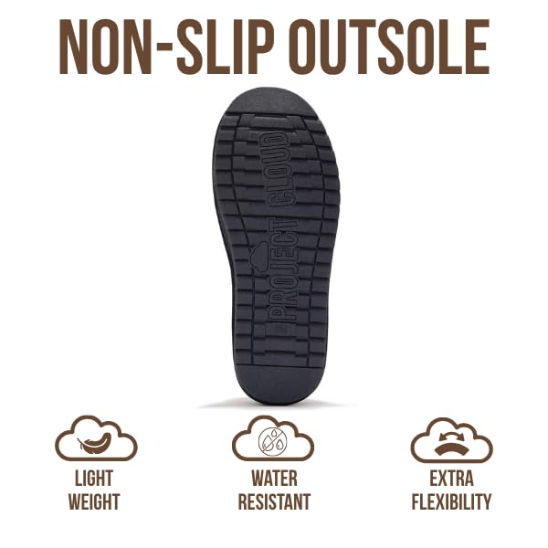 Project Cloud Women's |  100% Genuine Suede Ankle Boots | Water Resistant | ProjectPlush | Lightweight | Non-Slip - Hippy